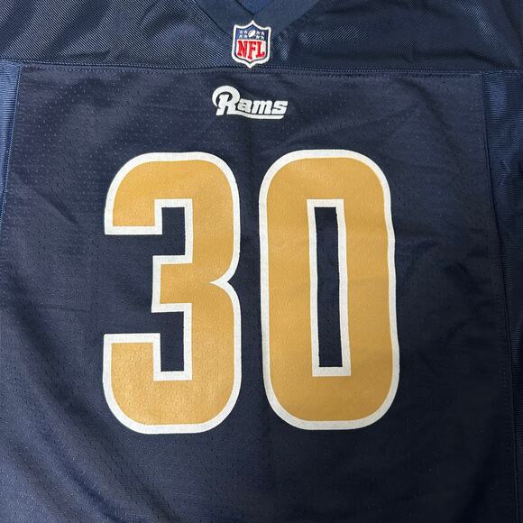 Todd Gurley #30 St. Louis Rams NFL Jersey Youth‎ M Blue Pullover NFL Pro Line - Picture 5 of 12